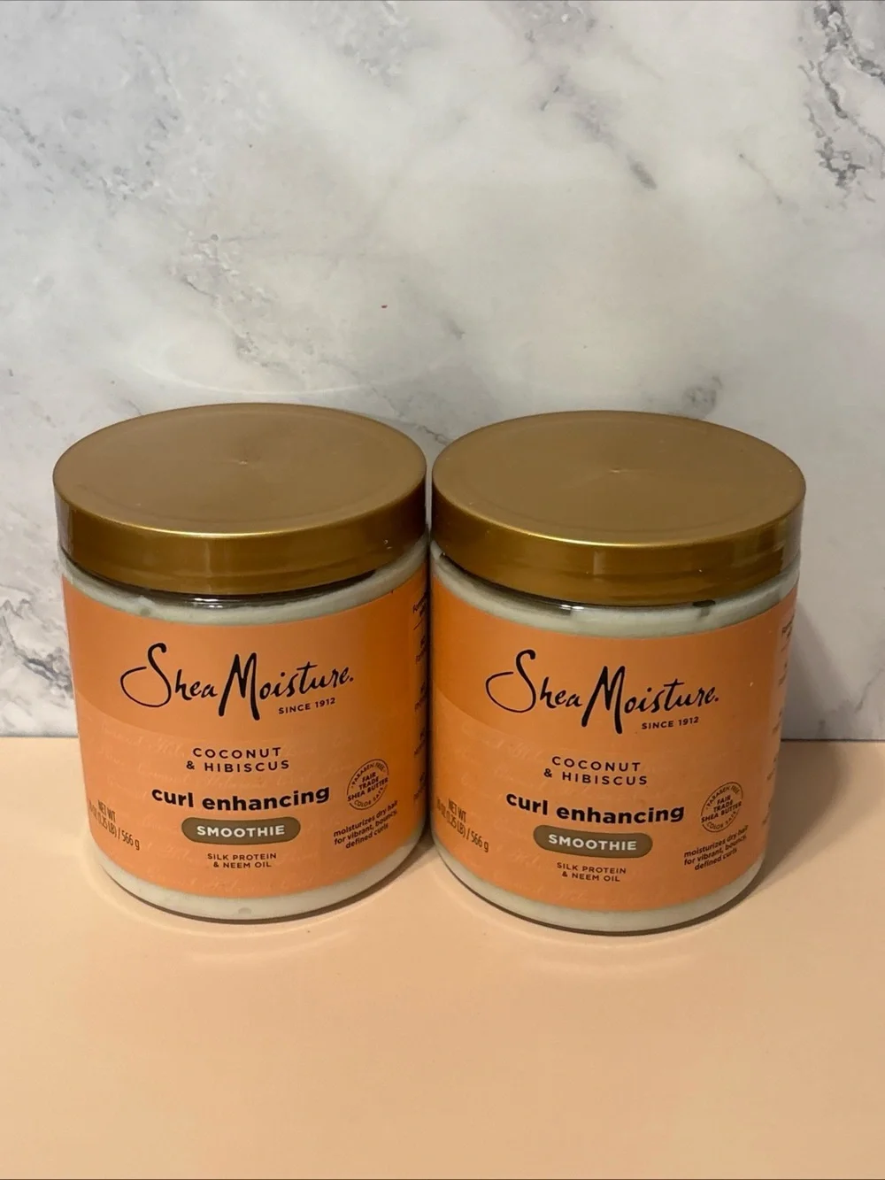 Shea Moisture Coconut & Hibiscus Curl Enhancing Smoothie-Lot of 2